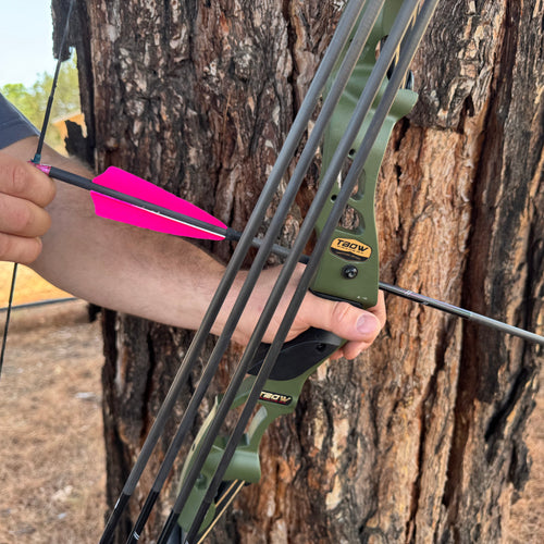 Custom longbow & recurve string set